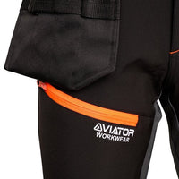 MEN'S SOFTSHELL WORKWEAR TROUSERS - AV061