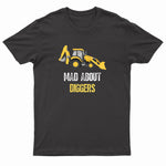 Kids Unisex "MAD ABOUT DIGGERS" T-Shirt