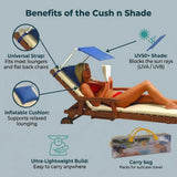 sun lounger shade with cushion