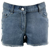 Girls Distressed Ripped Denim Shorts