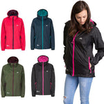 Trespass Qikpac Ladies Waterproof Hooded Jacket With Packaway Pouch
