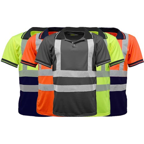 Standsafe HV004 Hi Vis Short Sleeve Polo Shirt