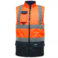 Hi Vis Reversible Bodywarmer - HV010 / HV037