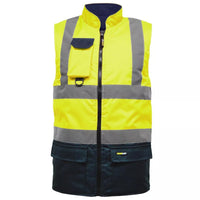 Hi Vis Reversible Bodywarmer - HV010 / HV037