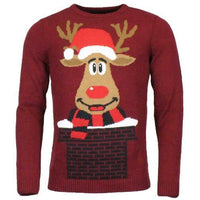 Unisex Xmas Christmas Reindeer Jumper