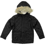 Boys Padded Quilted Parka Jacket