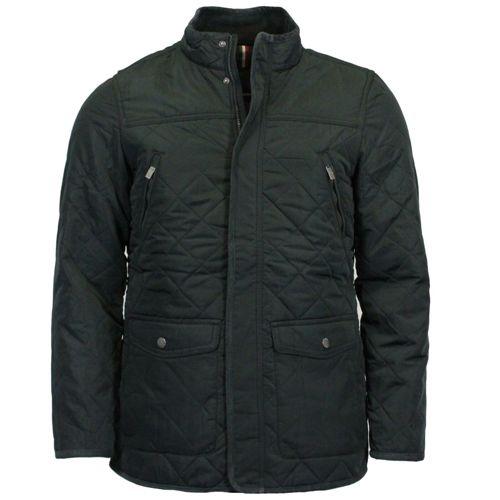 Mens Diamond Quilted Fleece Lined Jacket