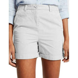 Ladies Pure Cotton Roll Up Chino Shorts - ex Store