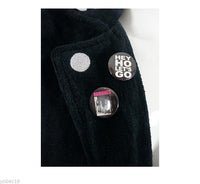Ramones biker style Cotton Dressing gown / bathrobe (bath robe badges jacket)