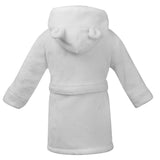 Babys / toddlers soft hooded dressing gown / robe
