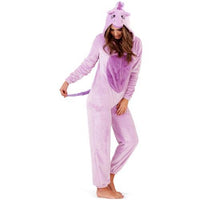 Ladies Novelty Purple Unicorn Onesie