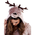 Ladies Novelty Spotted Moose Onesie