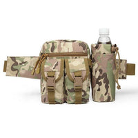 Tactical Waist Bag With Water Bottle Attachment