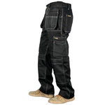 Standsafe WK010 Black Contrast Heavy Duty Pro Work Trousers