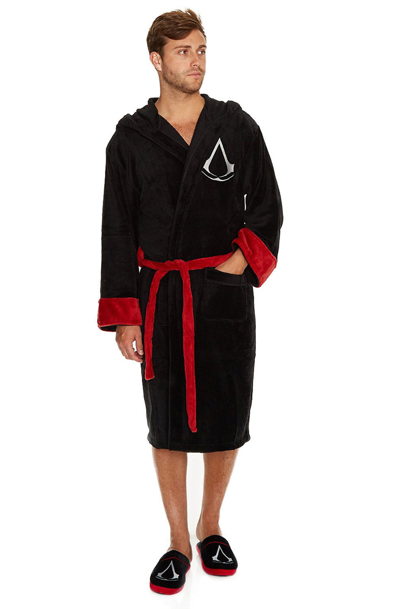 Ac Robes Assassins Creed Dressing Gown / Bathrobe - Black – Coolandnew