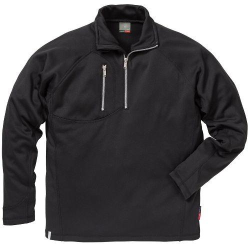 Mens Fristads Half Zip Water Repellent Jumper