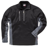 Mens Fristads Half Zip Water Repellent Jumper