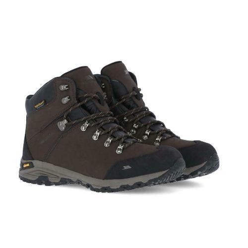 Mens Trespass Gerrard Hiking Boots Waterproof Leather Shoes – Coolandnew