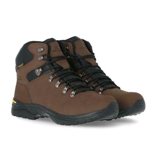 Mens Trespass Lochlyn Walking Boots Waterproof Breathable Gusseted Tongue