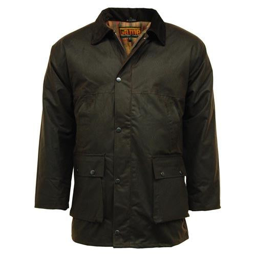 Game Classic Padded Wax Jacket up to 5XL