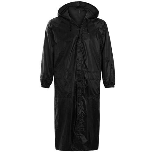 Long Plain Waterproof Rain Coat