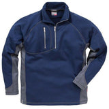 Mens Fristads Half Zip Water Repellent Jumper