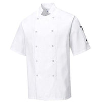 Portwest C733 Cumbria Short Sleeved Chefs Jacket