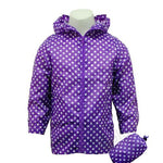 Girls Printed Showerproof Packaway Cagoule (toddlers)