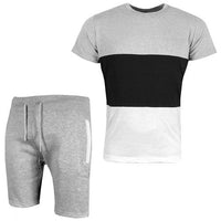 Men\'s T-shirt and Shorts Casual Gym Summer Set