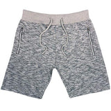 Mens Fleece Gym Shorts Zip Pockets