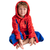 boys spiderman dressing gown