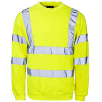 Standsafe HV009 Hi Vis Crew Neck Sweatshirt