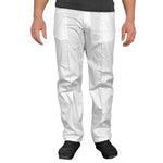 Mens Regular Length White Work Trousers